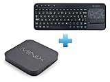 MiniX NEO X5 + Logitech K400 Set: Android 4.1 Dual Core Mini PC inkl. Tastatur mit Touchpad, Smart TV Box/Media Player