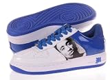 MAKAVELI BRANDED Rollin Tupac 2pac Mens Shoes White/Royal Blue Patent Leather