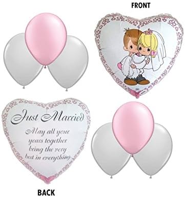 Precious Moments Just Married Balloon Bouquet 7pc
