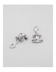Frog Charm In 92.5 Sterling Silver