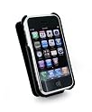 Tuff-Luv Flip Style Leather Case Cover for Apple iPhone 3G - Black