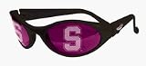 Stanford Cardinal Classic Wrap Sunglasses (Black Gloss) by Jax