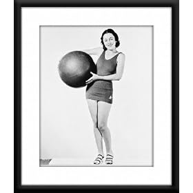 Maureen O'sullivan Framed And Matted 8x10 B&W Photo