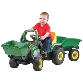 John Deere Mini Loader with Trailer by 