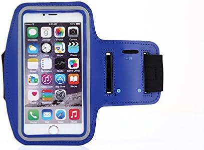 Running Armband With Touchscreen window and Earphone Hole For Iphone6plus/6sPlus,Samsung S6edge+/ , Note 4, 5 And Other Smartphone (Deep blue, For Iphone6plus/6splus(5.5inch）)