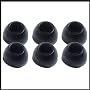 3 Pair Medium Replacement Silicone Ear Tips for V-moda Vibe Duo (Iphone Compatible)