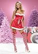 Christmas Santa Clause Mistress Sexy Holiday Party Costume