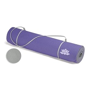 Savasa for Women Eco 72 x 24 x 1/5-Inch Yoga Mat with Carrying Strap and SPT Workout DVD