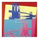 Brooklyn Bridge, 1983 (Giclee) - Andy Warhol Giclee Art Print, Poster