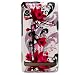 Art Flower White Vintage with Pink Rose for Verizon Motorola Droid A855 Snap on Cell Phone Case