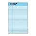 TOPS Prism Plus 100% Recycled Legal Pad, 5 x 8 Inches, Perforated, Blue, Narrow Rule, 50 Sheets per Pad, 12 Pads per Pack (63020)