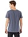 Alternative Men's Distressed Heritage Tee, Dark Blue Pigment, Large