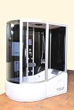 ALL IN 4in1 (links) – Duschtempel, Whirlpool, Dampfsauna, Duschkabine