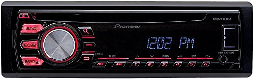 Pioneer DEH-X1710UB Single CD Receiver with 12-Character Dis