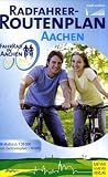 Radfahrer-Routenplan Stadt Aachen: Routenplan 1 : 20 000 und Zentrumsplan 1 : 10 000