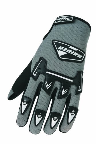 Raider MX Silver Medium Youth Gloves