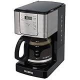 Mr. Coffee JWX39 12-Cup Programmable Coffeemaker, Stainless Steel
