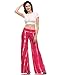 Womens Tie Dye Print Palazzo Pants High Waist Wide Leg Pants Maxi Pants