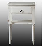 Privilege 24083-W 1 Dr Farmhouse Stand - Vintage White