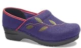 Dansko Professional Purple Embroidered Felt