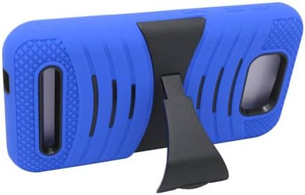 Windowcell for BLU Studio 5.5 D610a - Heavy Duty Armor Style 2 Case with Stand (blue)