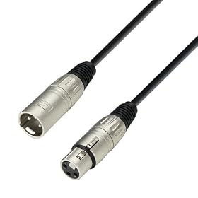 Adam Hall 3m female XLR to male XLR cable