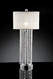 IMAGE OF Delicate Rain Drop Crystal Table Lamp with Shade