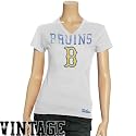 UCLA Bruins Ladies White Clipper Vintage V-Neck T-shirt