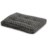 MidWest Quiet Time Pet Bed Deluxe Gray Ombre Swirl 35" x 23"