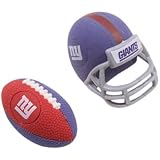 New York Giants 2pk Ball Helmet Separating Buildable Decorative Erasers