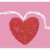 Set of 10 Red Valentines Day Heart Novelty Christmas Lights - White Wire