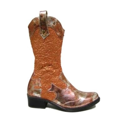 Fashion Cowgirl Boots on Girls Pink Ruched Cowboy Kids Western Boots Size 12 3