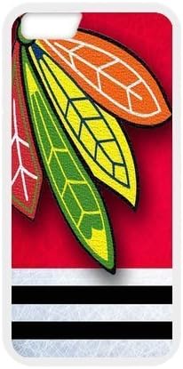 Chicago Blackhawks Design Solid Hard Rubber Customized Cover Case for iPhone 6 plus 5.5" iphone6plus-linda1094