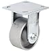 Albion 16 Series 4" Diameter Cast Iron Wheel Medium Heavy Duty Zinc Plate Rigid Caster, Roller Bearing, 4-1/2" Length X 4" Width Plate, 1000 lbs Capacity (Pack of 4)