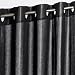 Shiny curtain black 140x180