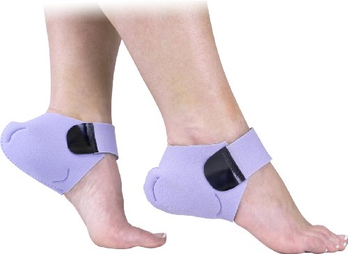 Brown Medical Satin Heels Passively Exfoliating Heel Orthotic, Large (Men's 10-12)