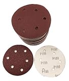 えらべる 13種類 マジック サンド ペーパー ディスク サンダー 用 125mm 100枚 セット (07 ＃１８０)