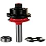 Freud 99-472 Beadboard Router Bit Tongue and Groove System for Wainscoting, Paneling, and Back Panels 1/2 inch Shank