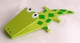 Toys : Magnetic wooden animal clip for photos messages or important notes - Crocodile design