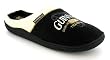 Mens Guinness Novelty Mule Slippers - Black/Cream - UK 7-12