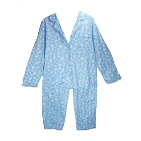 Buy Charter Club Blue Snowflake 2 Pc Pajama Set M by Charter Club