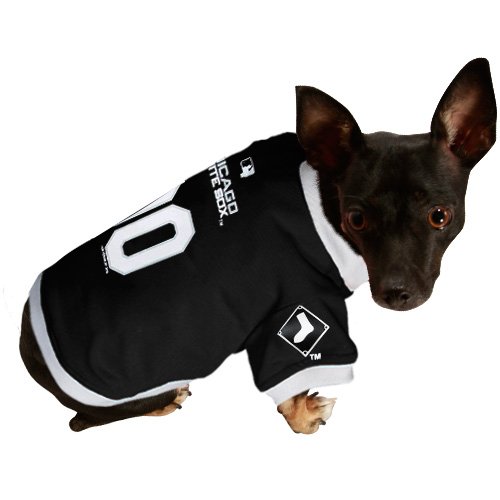 Chicago White Sox Black Mesh Pet Jersey (Small)