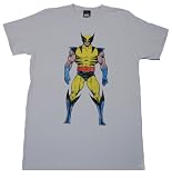 MARVEL X-MEN WOLVERINE BLADES OF GLORY 2-Sided Silver Fine Cotton Tee Licensed