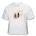 KIKE CALVO vintage camera collection - Picture of a Vintage brown 1950s camera with bulb flash - T-Shirts