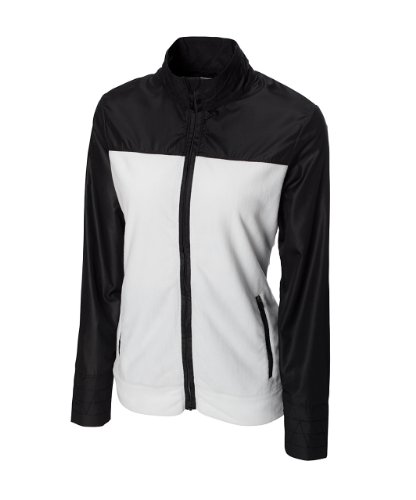 Cutter & Buck Women's L/S Hybrid Full Zip Fleece
