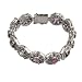 Link Bracelets Silver Tourmaline Gemstone 7.25 Inches