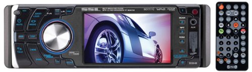 Sound Storm Laboratories SD364B Bluetooth In-Dash DVD/MP3/CD AM/FM Receiver with 3.6-Inch Widescreen TFT Monitor USB, SD/MMC and Front AV Input