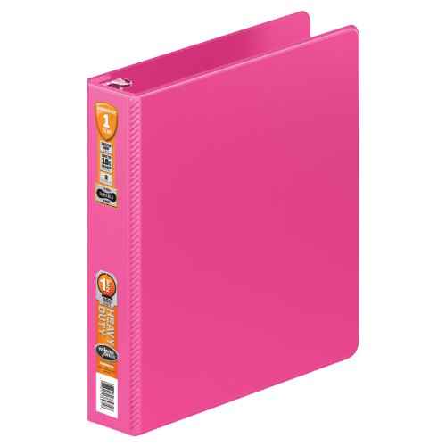 Wilson jones heavy duty round ring binder with extra du…