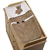 Chocolate Teddy Bear Boys Changing Pad Cover