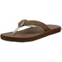 Scott Hawaii Women's Lulu Flip Flop,Brown,9 M US